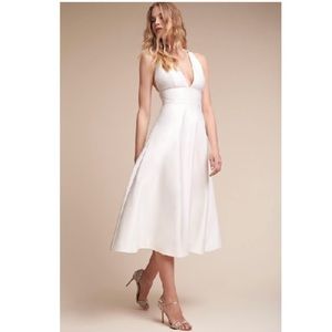 Anthropologie BHLDN White Shelby Dress